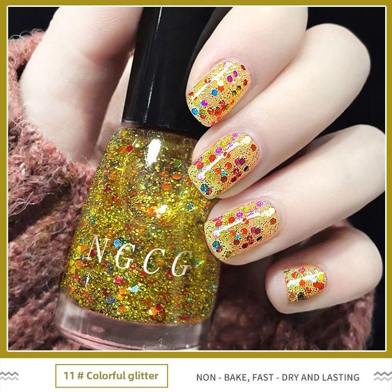 Новый 28-цветный лак для ногтей, без запекания, без разрывов, маслянистый, новый летний цвет, звездный, красочный, фиолетовый