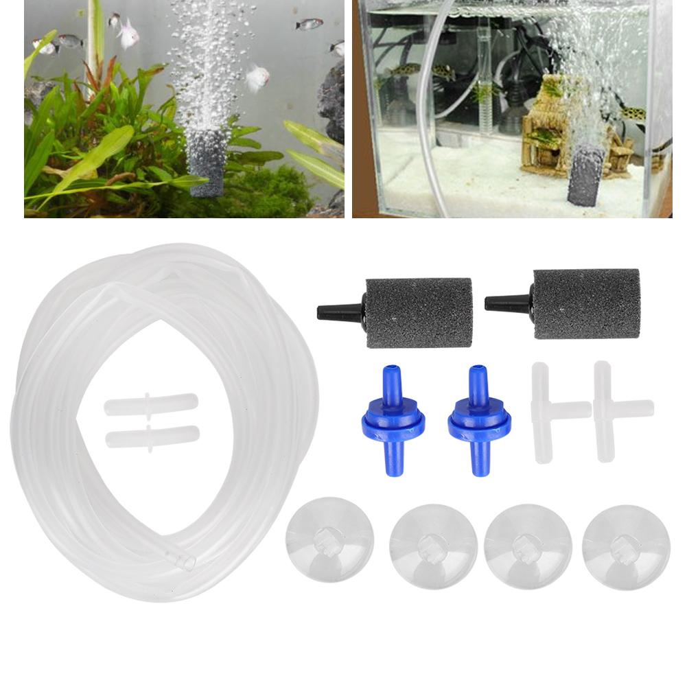 Aquarium Air Pump Accessories Suction Cup NonReturn Check Valve Air Stone ThreeWay Joint