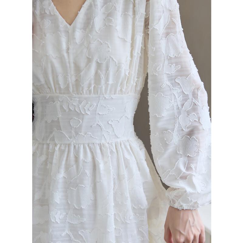 Mokana Women's Fashion Versatile Long-Sleeve Mid-Length Dress