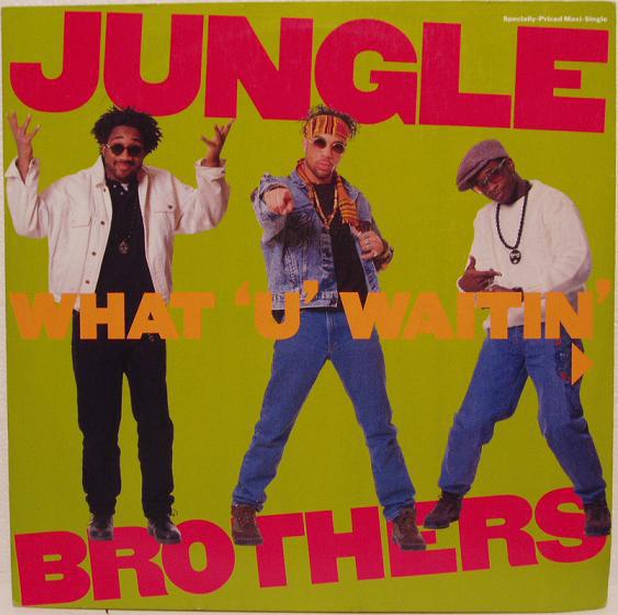 12inch Record JUNGLE BROTHERS - What "U" Waitin' "4"? / J. Beez Com 021477 Warner Bros. Re 1989 US Dance & Electronica Used