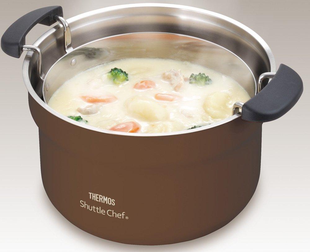 Thermos Vacuum Insulated Cooker Shuttle Chef Mocha MC 2.8L [3-5 servings] KBF-3001