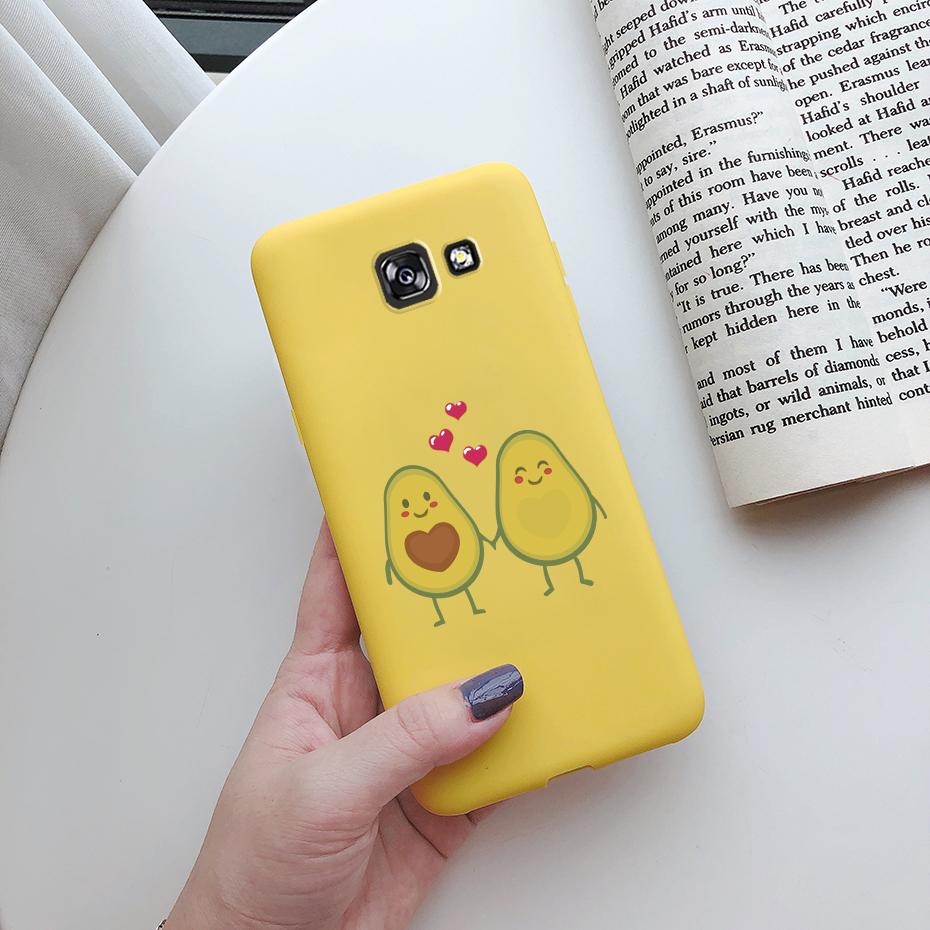 case For Samsung Galaxy A7 2017 Case Cute Painted silicon soft tpu phone back Cover Bumper For Samsung A7 2017 A720 A720f Cases