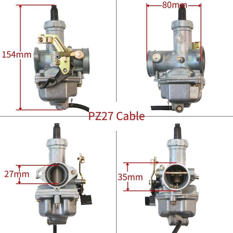 Motorcycle Carburetor PZ27 27mm For CG150 125cc 150cc 175cc ATV Quad Go Kart Dirt Bike ATV
