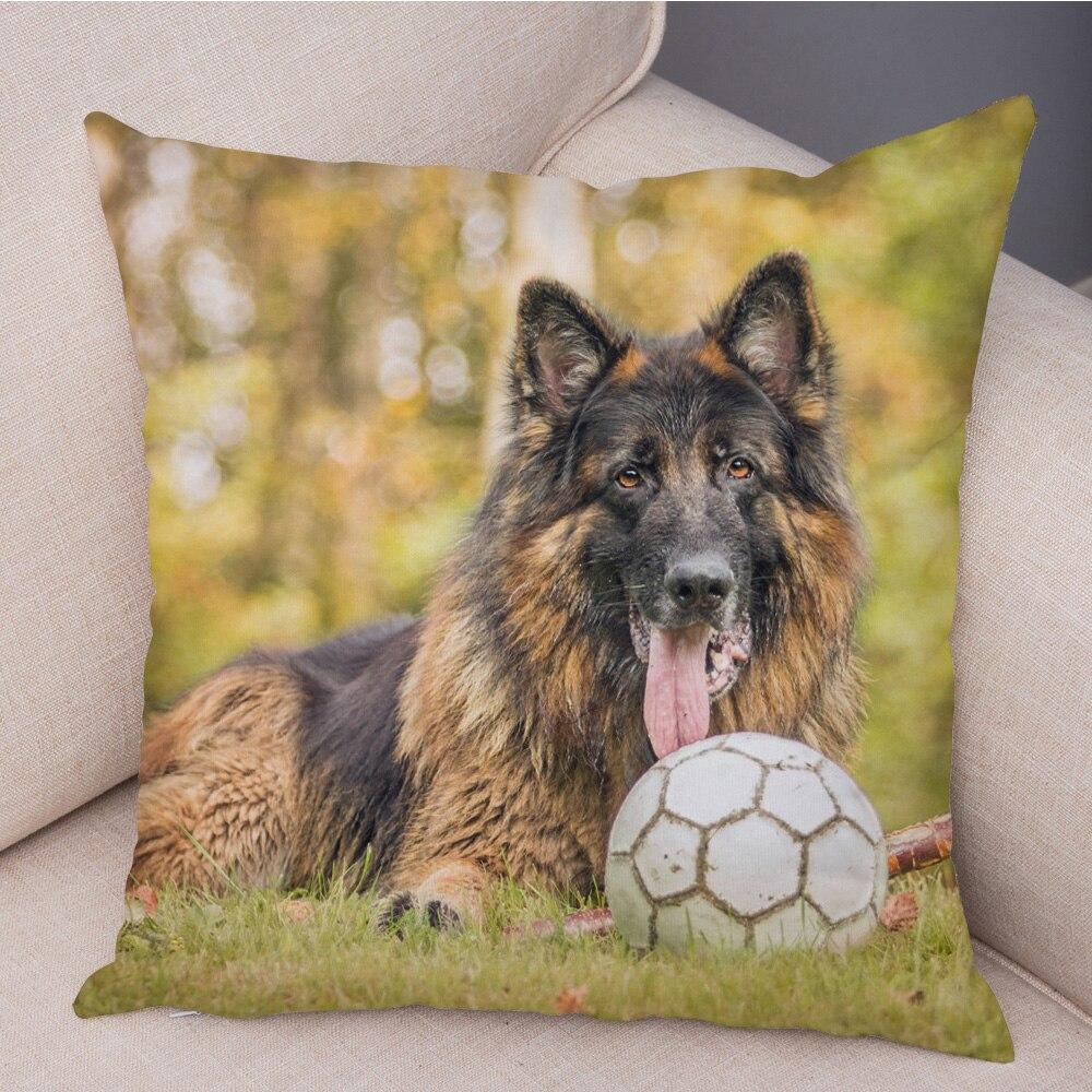 Наволочка для домашних животных, немецкая овчарка, чехол для дивана, домашний декор, наволочка