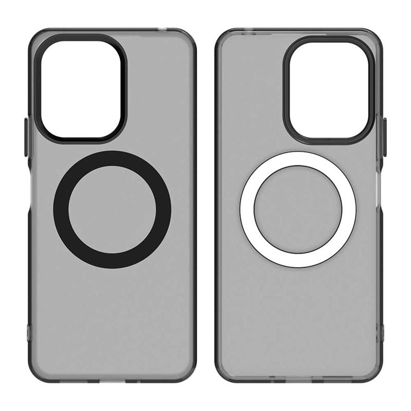 Прозрачный чехол для Xiaomi Redmi 13C Чехол Redmi 13C Магнитная адсорбция Беспроводная зарядка Задняя крышка для Redmi 13C Чехол 6,74 дюйма