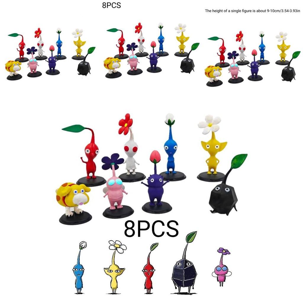 Плюшевая игрушка Фиолетовый Пикмин Высококачественный пластиковый материал Прибл. 10 см высотой