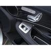 For Mercedes-Benz GLC 2016-19 Silver ABS Window Lock Lift Panel Trim Frame 4PCS