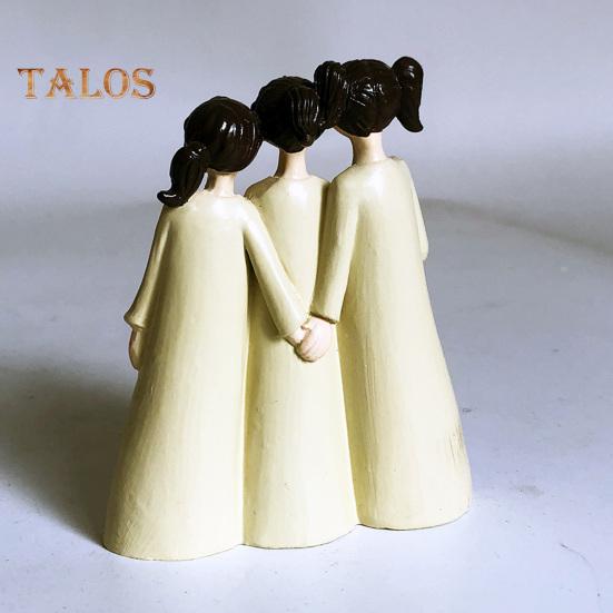 Украшение ангела, изысканное мастерство, статуя ангела дружбы, скульптура ангела из смолы для дома