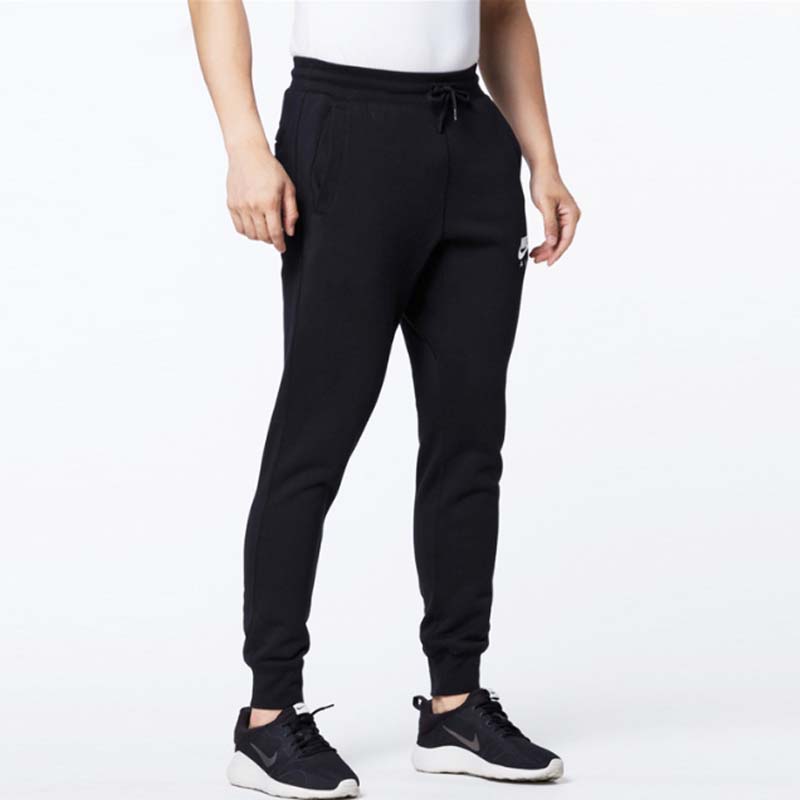 Nike Повседневные теплые трикотажные брюки мужские низ черный BQ5546-010