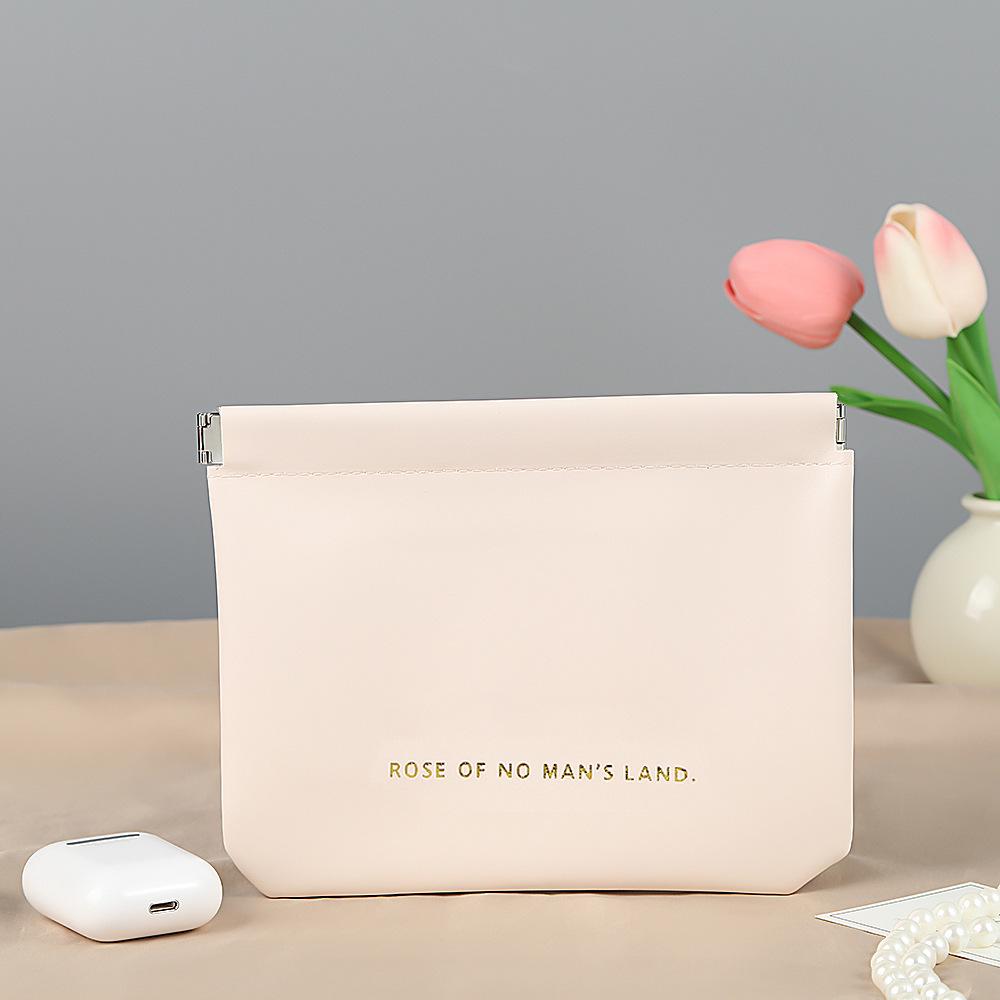 Органайзер для красных конвертов с пружинным зажимом: Портативный держатель для данных и украшений с автоматическим закрытием, кошелек для монет