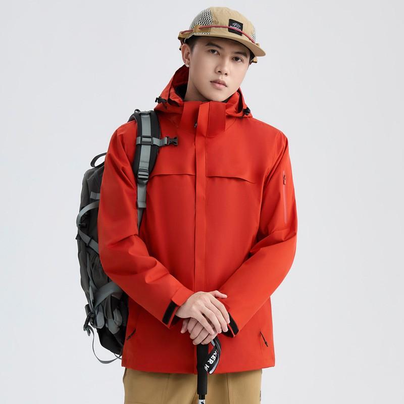 Men Women 3-in-1 Waterproof Windproof Hiking Jacket With Fleece Liner Winter Outdoor Trekking Camping Travel