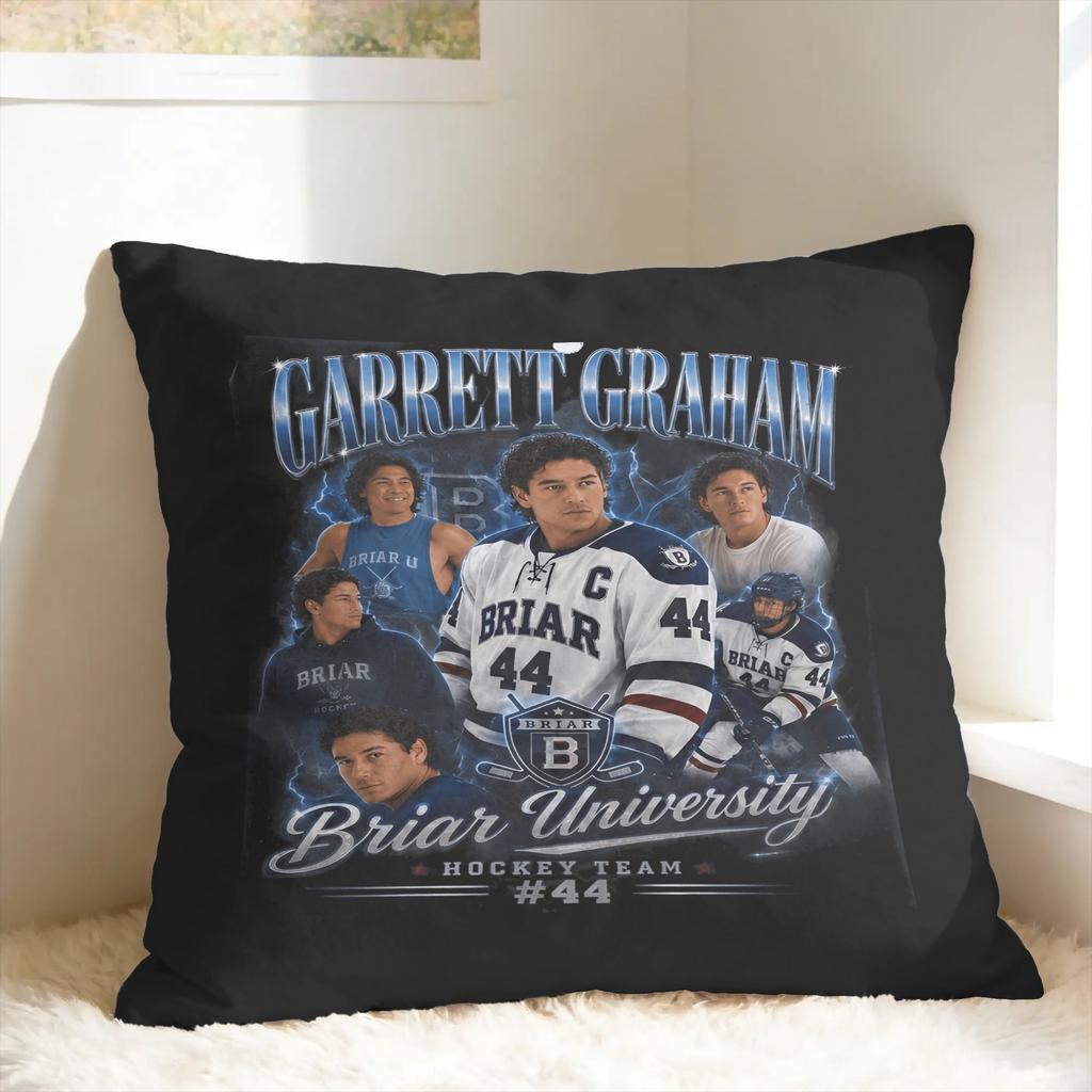 New Campus Briar University Hockey Pillow Cover Fashion Pillow Case For Sofa Home Decor Comfy Pillowcases Gift