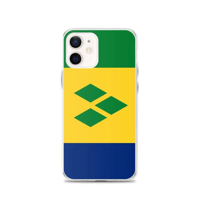 Coque Télephone Drapeau Saint-Vincent-et-les-Grenadines - iPhone 12