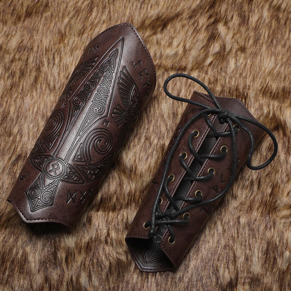 Винтажные рельефные рыцарские перчатки для LARP Ренессансного фестиваля