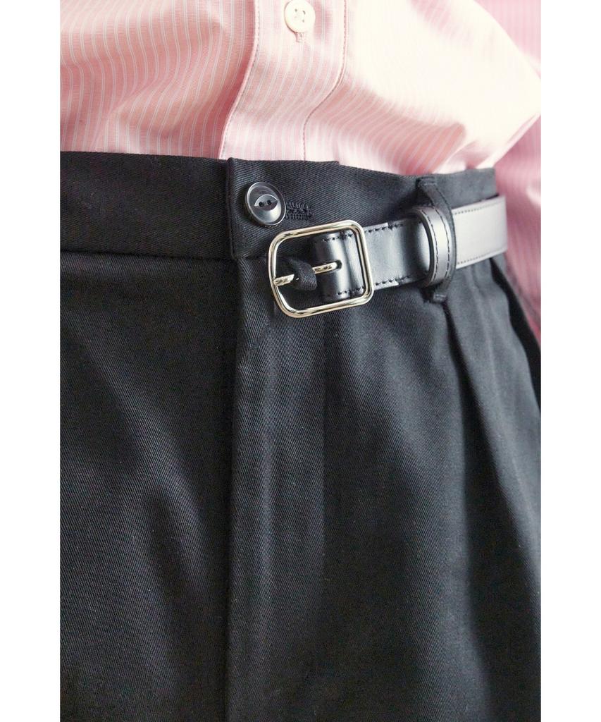 YOUTH 2-Pleated Chino Pants - Black