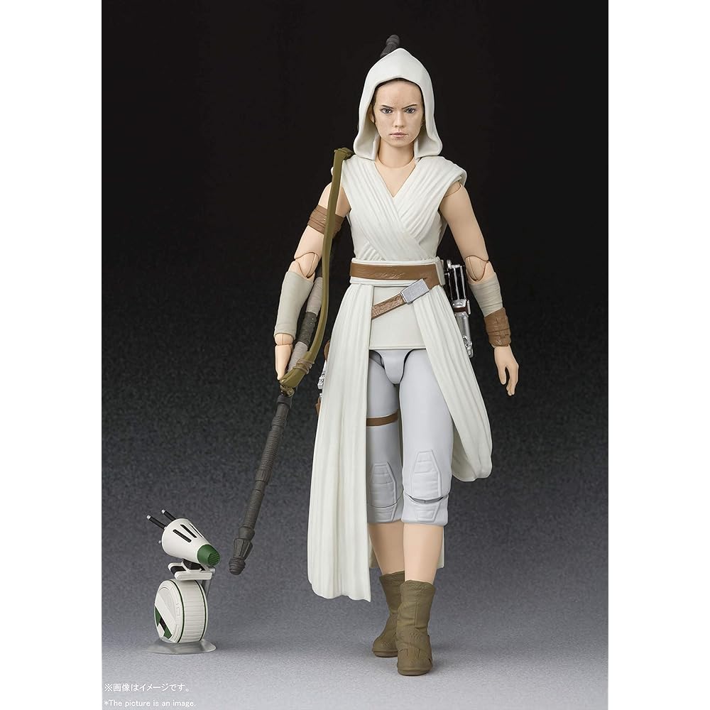 НАРОДЫ ТАМАШИИ SH. Фигурка Star Wars Рей и Д-О от Figuarts 145 мм ПВХ АБС Окрашенная Подвижная Коллекционная