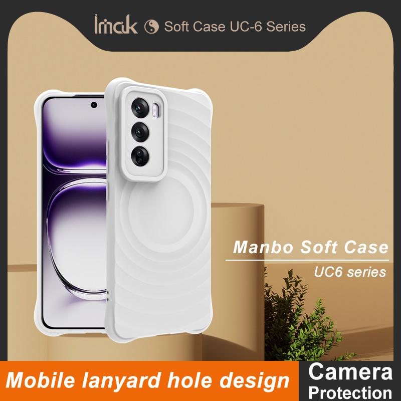 Для OPPO Reno 12 Pro 5G чехол для телефона IMAK UC-6 матовый мягкий чехол