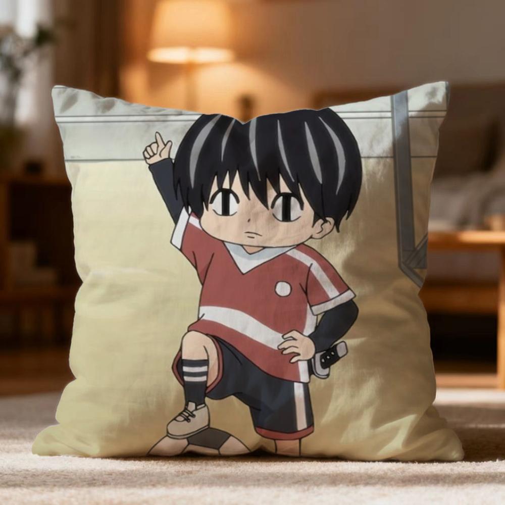 Popular KKotaro Lives Aloneed Cushion Cover Soft Washable Pillow Case Multi-Scene for Couch Bed Travel Office Use