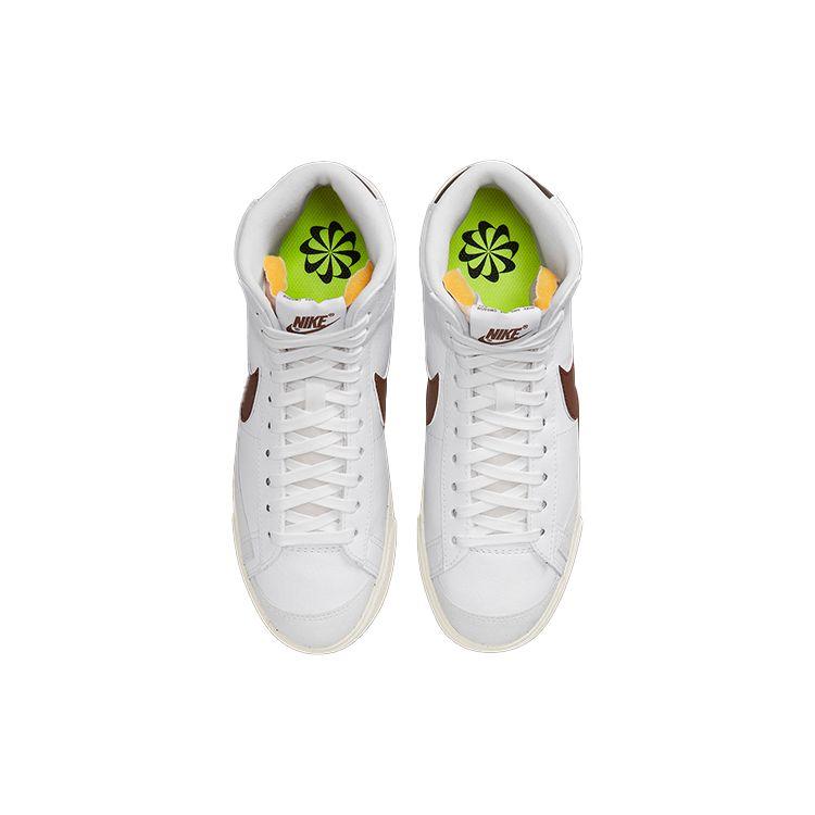 Nike Женские кроссовки Blazer Mid 77 Next Nature Cacao Wow Белые Парусные Черные DQ4124-104