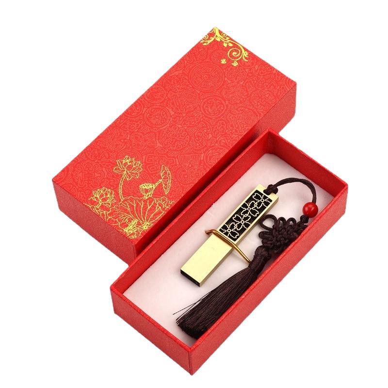 High-Speed Mini 128GB USB Flash Drive - Waterproof Metal Engraved U Disk Compatible with Mobile Phone