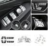 Car Door Seat Memory Adjust Window Lift Steering Wheel Button Switch Trim Cover For Benz A B C E CLA GLA ML GL GLK GLE GLS