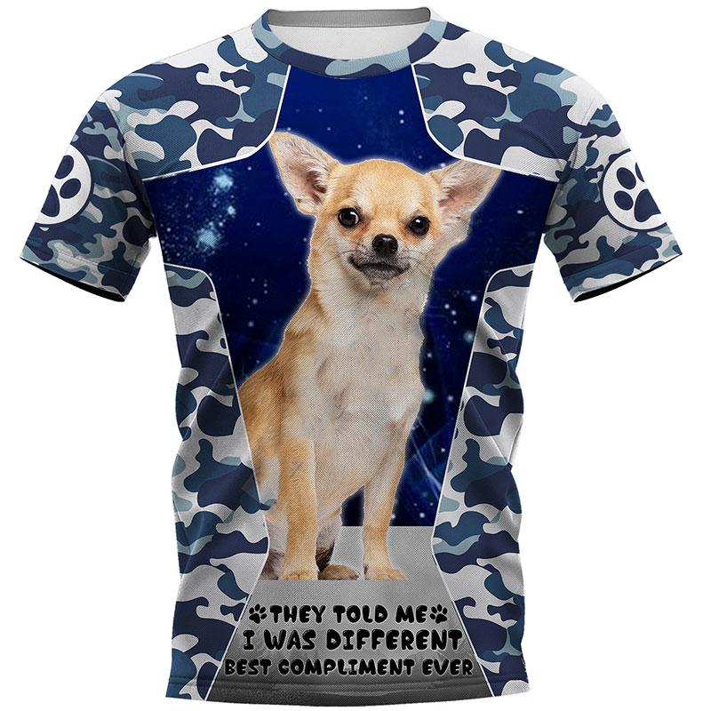 Модная мужская военная футболка с изображением голландской бельгийской овчарки, 3D-принт, стиль Харадзюку, одежда для домашних собак, удобная рубашка с коротким рукавом