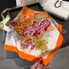 Luxury Silk Feeling Square Scarf Women  Print Satin Neckerchief Spring Hair Band Foulard Bandana Echarpe Tie Shawl Wraps