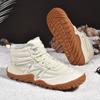 Outdoor Sports Snow Boots Men's Winter Warm Boots Men's and Women's Velvet Cotton Shoes Warm Men's Boots Medium Tube High-top Shoes