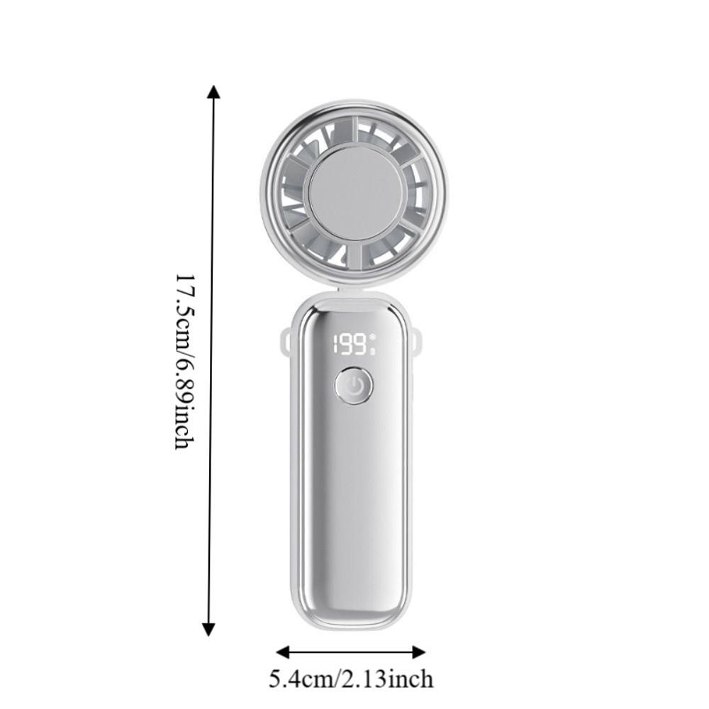 USB Rechargeable Mini Handheld Fan Ultra-Quiet Small Electric Fan Cooling and Ice Pack Fan Travel