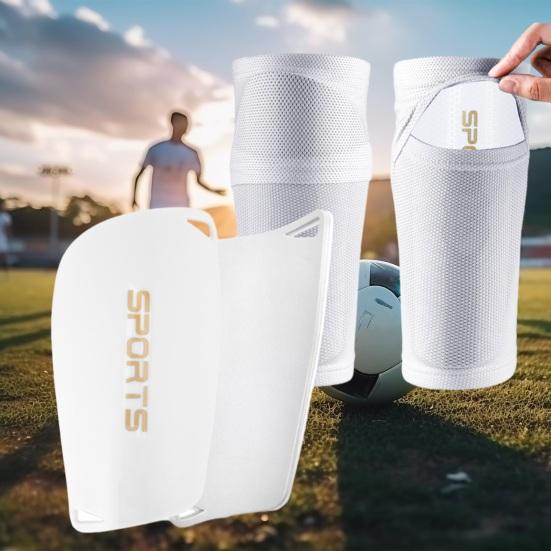 1 пара футбольных щитков для детей, юношей, взрослых, мягкие с подкладкой, амортизирующие, рукав для голени, предотвращают травмы, профессиональные