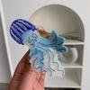 Animal Jellyfish Hair Claw Ocean Series Large Shark Clip Creative Hair Grab Clip  Female