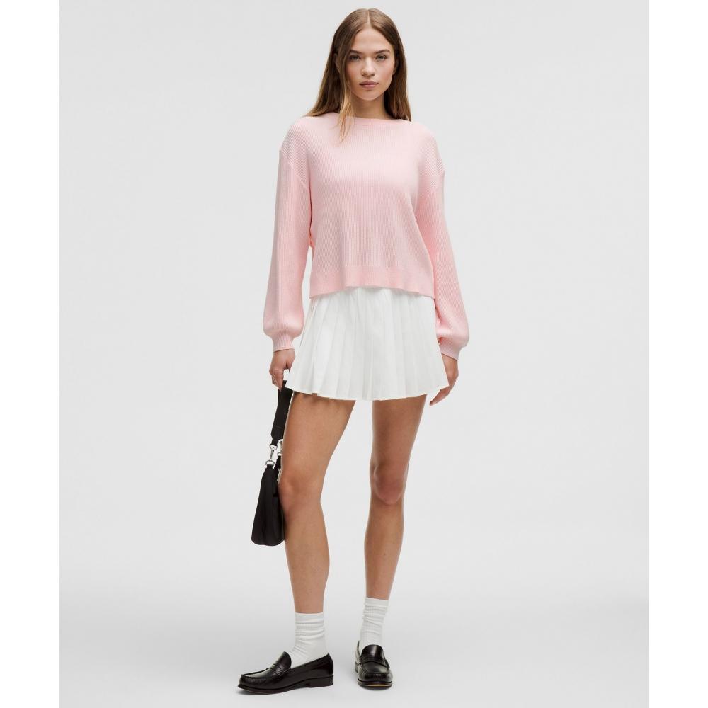 Lululemon Reversible Crossover Sweater Strawberry Milkshake