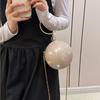 Круглая Сумка-Клатч Портативная Вечерняя Сумка Металлическая Серебристая Круглая Сумка-Шар Для Помады Элегантный Роскошный Клатч Свадебный Кошелек Качество
