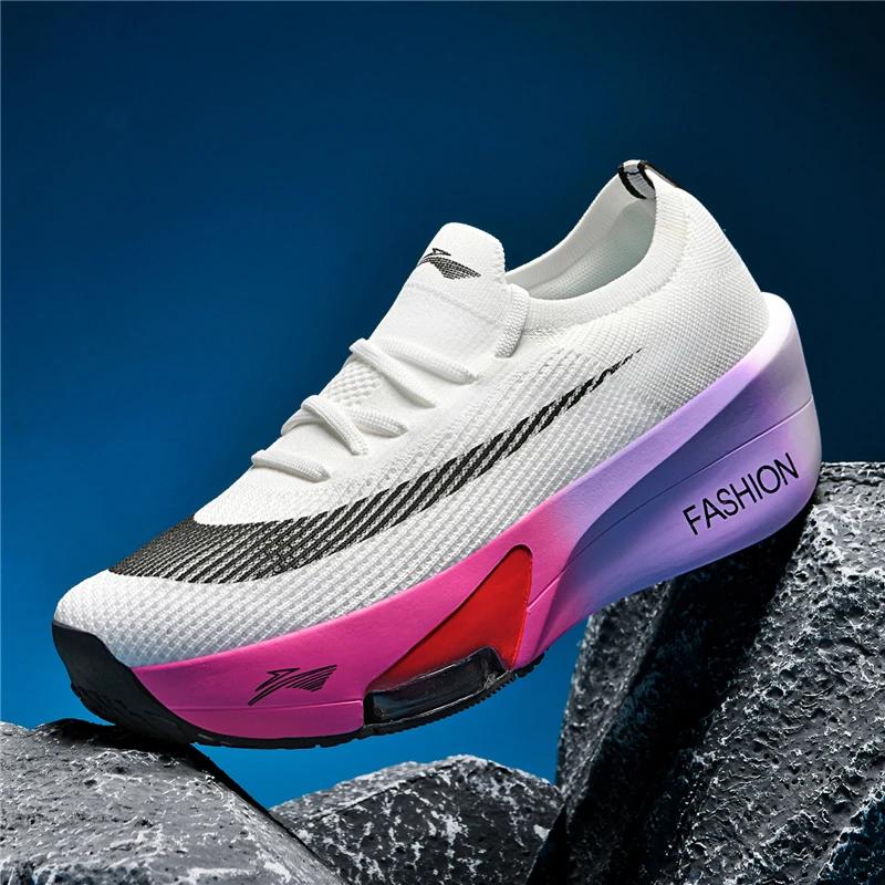 New Marathon Running Shoes, Lightweight Racing Carbon Plate Running Shoes, Men'S And Women'S Outdoor Sports Shoes