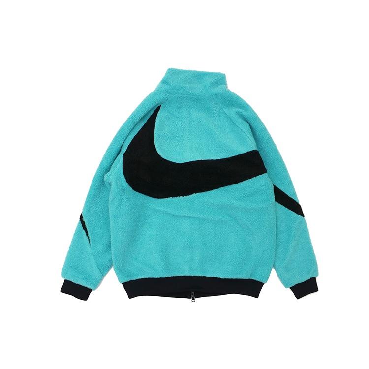 Nike Big Swoosh Reversible Boa Jacket (Asia Sizing) 'Jade Black' Men's BQ6546-301