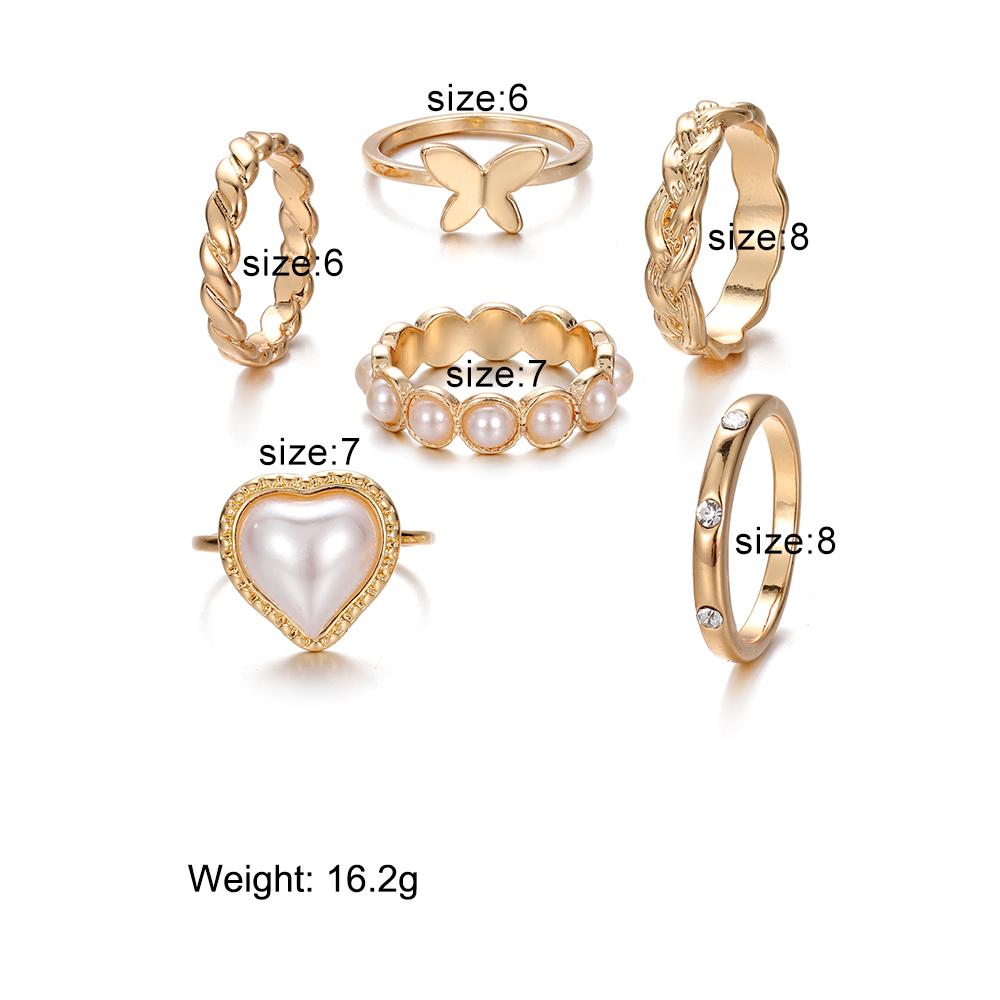 Роскошные и элегантные женские кольца, популярный набор уличных украшений для вечеринок