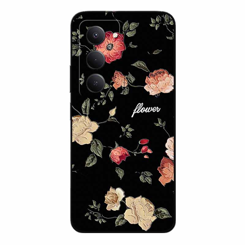 3D Чехлы с тиснением для Redmi 15 5G 4G Рельефное тиснение Мягкий силиконовый задний чехол для Xiaomi Redmi15 Цветочный рельеф Funda Redmi 15 4G 5G