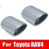 1PCS For Toyota RAV4 2020 2021 2022 2025 WILDLAND Exhaust Tip Muffler Stainless Steel Exhaust Pipe Nozzle Tip Car Accessories