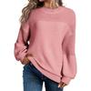 Women's Long Sleeve Winter  Sweater Sweater Knitted Pullover Round Neck Sweater Pullover Knitted Sweater
