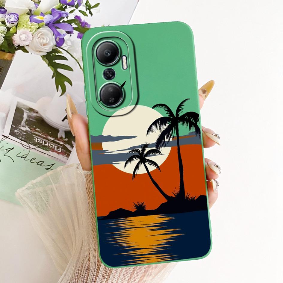 Чехол для Infinix Hot 20 Play X6825 Популярный Цветочный Чехол Мягкий Жидкий Силикон Оболочка Телефона Для Infinix Hot 20s 20i Hot20 4G Чехлы