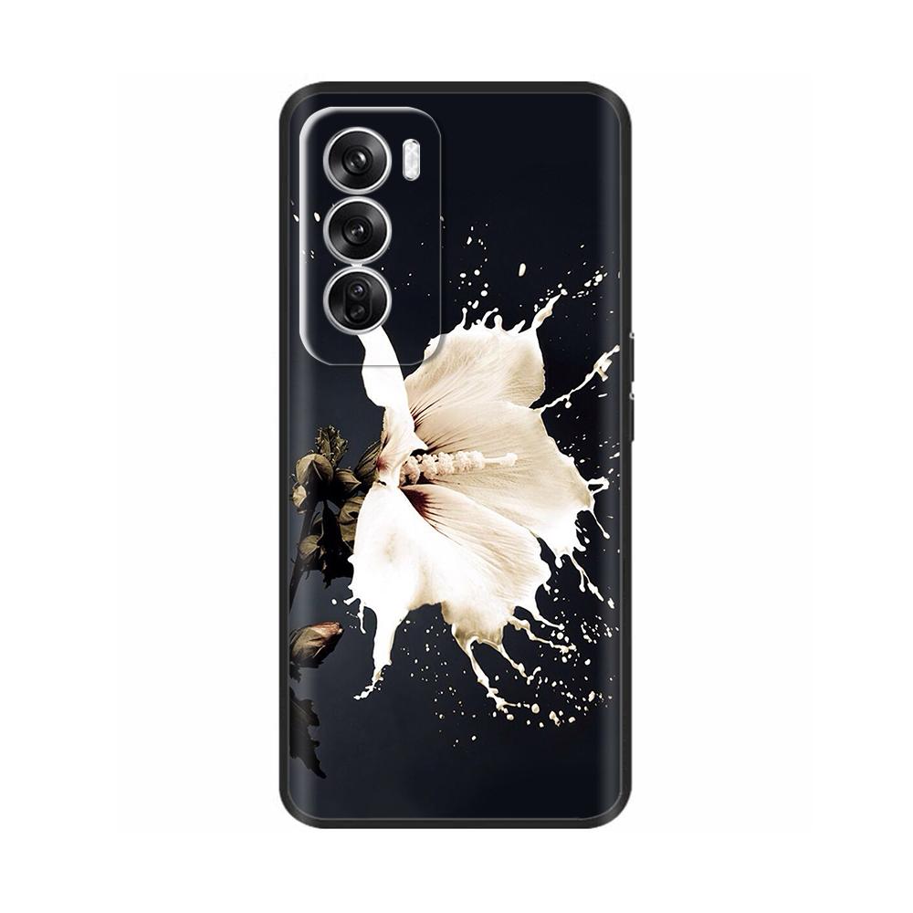 Роскошный painted чехол для OPPO Reno 12 Pro Задняя крышка Силиконовый чехол для телефона для OPPO Reno 12 Reno12 Pro 5G Защитный корпус Capas