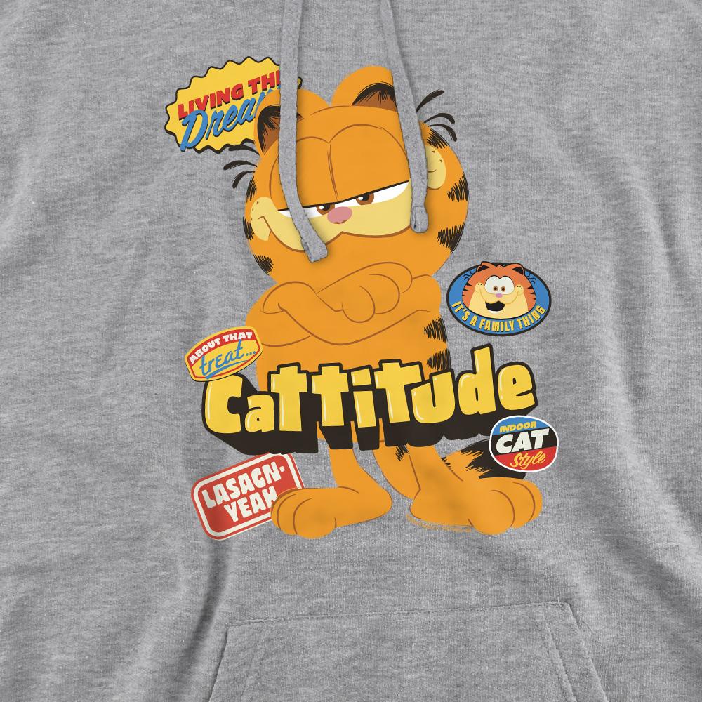 Garfield Movie Mens Cattitude Hoodie