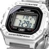 Casio Стандартные цифровые часы W-218HD-1AV мужские, металлический браслет, серебристые [параллельный импорт]