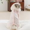 Spring and Summer Thin Cat Simple Fashion Bag Belly Clothes To Prevent Cold Air Conditioning Clothes Hairless Cat Four-legged Pet Cat Clothes