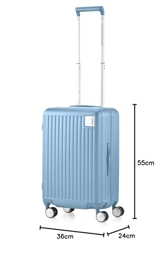 American Tourister Location LOCKATION Spinner 55/20 Carry-on Suitcase, Frame Type, Small, 32L, 55cm, 3.1kg, Ice Blue
