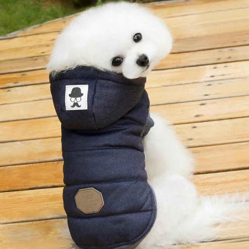 Зимняя одежда для собак, теплый хлопок для маленьких собак, флисовая куртка для щенков, мягкая куртка для собак, толстовка с капюшоном для чихуахуа, наряд для ши-тцу, одежда Yorkies Customes