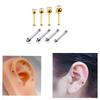 Titanium Stainless Steel Nose & Ear Studs - Invisible Mini Ball Cartilage Piercing