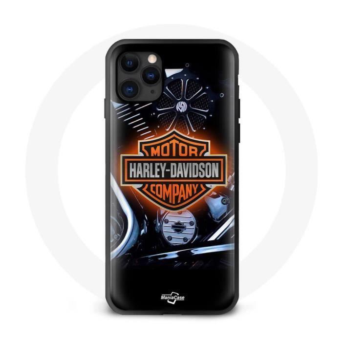 Чехол - Maniacase - Iphone 13 Pro - Harly Davidson - Мягкий - Защита и украшение