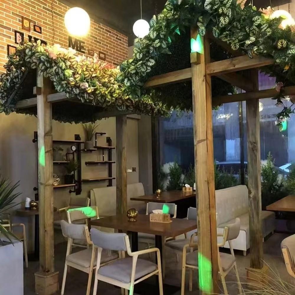 Flower Artificial Eucalyptus Carpet DIY Artificial Fern Grass Simulation Maple Plant Sheet Wedding