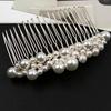 1 PC Prom Handmade Hair Ornaments Haircomb Pearl Hairpin Hairwear Bride Barrette Bridal Headpiece